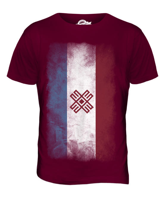 MARI EL FADED FLAG MENS T-SHIRT TEE TOP FOOTBALL GIFT SHIRT