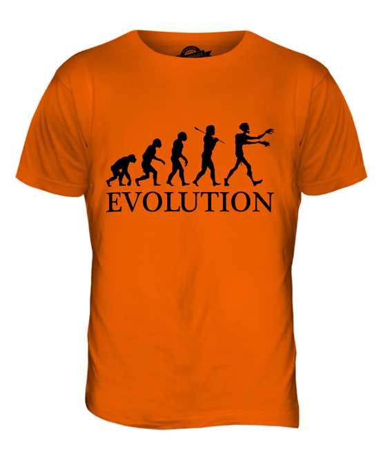 ZOMBIE EVOLUTION OF MAN MENS T-SHIRT TEE TOP GIFT APOCALYPSE HALLOWEEN KILLING