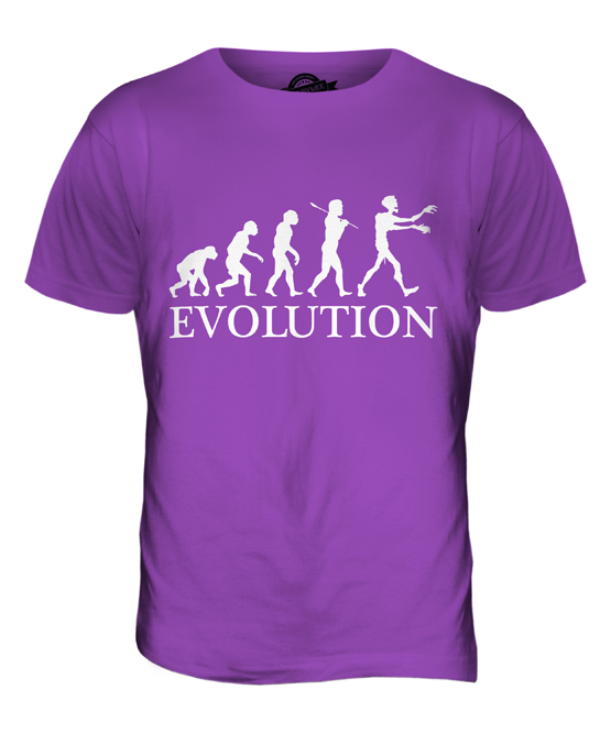 ZOMBIE EVOLUTION OF MAN MENS T-SHIRT TEE TOP GIFT APOCALYPSE HALLOWEEN KILLING