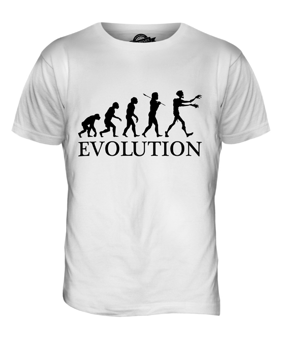 ZOMBIE EVOLUTION OF MAN MENS T-SHIRT TEE TOP GIFT APOCALYPSE HALLOWEEN KILLING