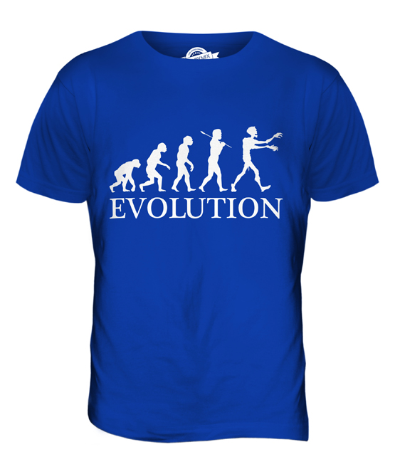 ZOMBIE EVOLUTION OF MAN MENS T-SHIRT TEE TOP GIFT APOCALYPSE HALLOWEEN KILLING