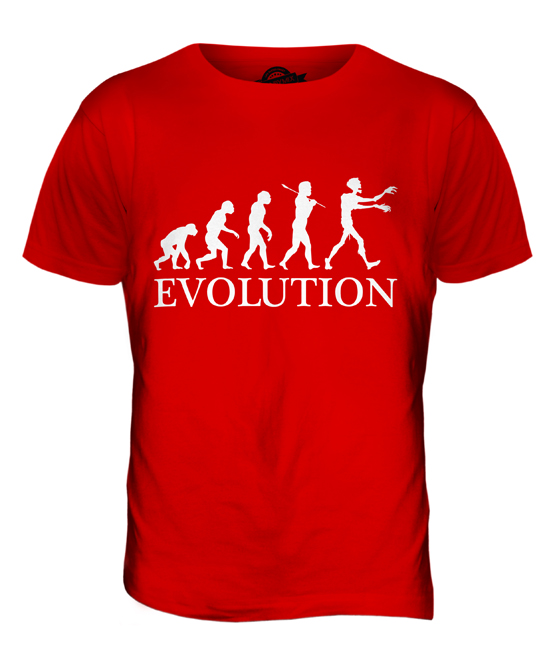 ZOMBIE EVOLUTION OF MAN MENS T-SHIRT TEE TOP GIFT APOCALYPSE HALLOWEEN KILLING