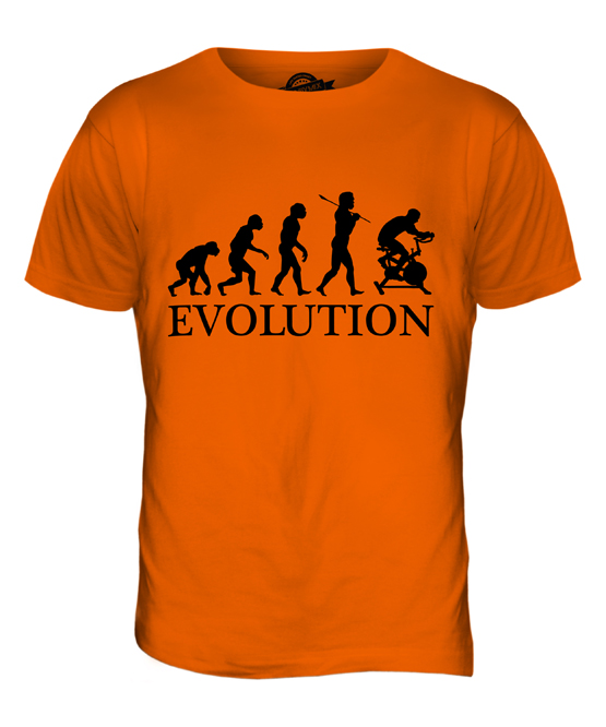 FAHRRADERGOMETER HEIMTRAINER EVOLUTION DES MENSCHEN HERREN T-SHIRT TEE SHIRT - Bild 8 von 21