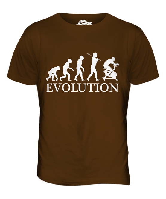 FAHRRADERGOMETER HEIMTRAINER EVOLUTION DES MENSCHEN HERREN T-SHIRT TEE SHIRT - Bild 14 von 21