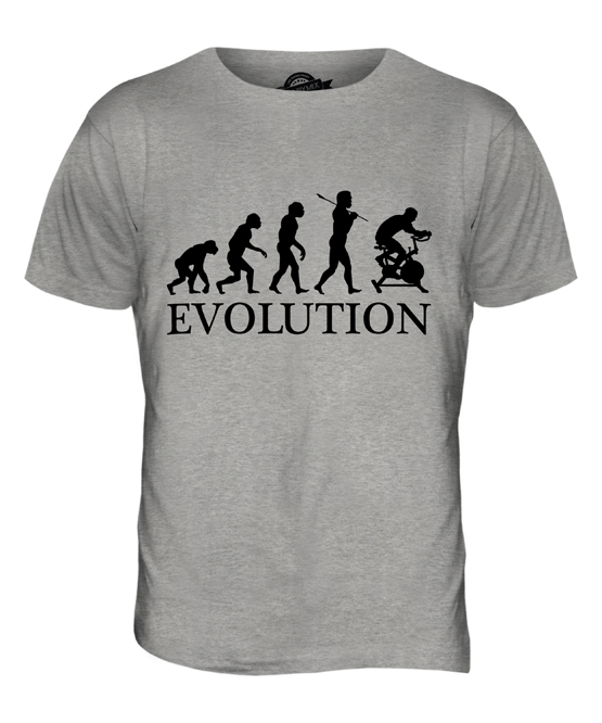 FAHRRADERGOMETER HEIMTRAINER EVOLUTION DES MENSCHEN HERREN T-SHIRT TEE SHIRT - Bild 4 von 21