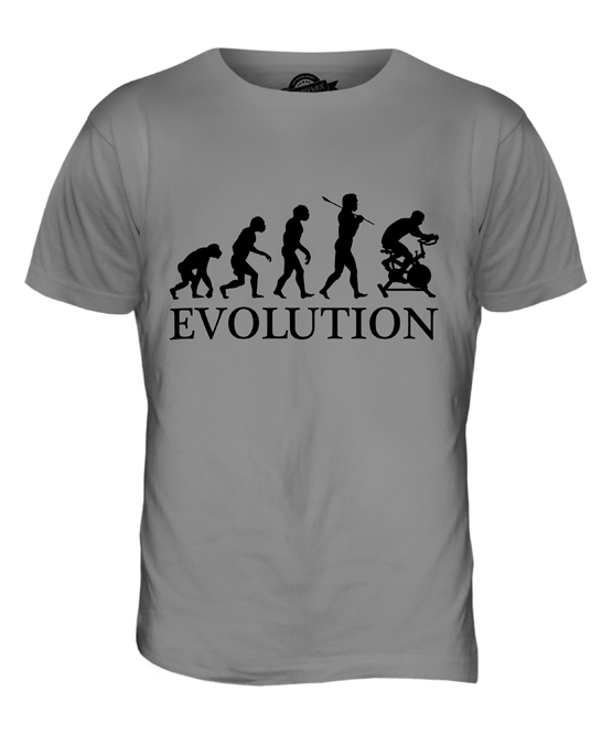 FAHRRADERGOMETER HEIMTRAINER EVOLUTION DES MENSCHEN HERREN T-SHIRT TEE SHIRT - Bild 21 von 21