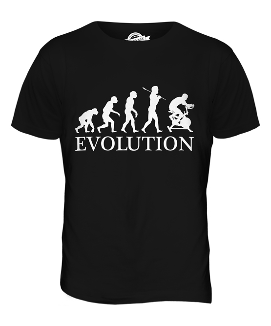 FAHRRADERGOMETER HEIMTRAINER EVOLUTION DES MENSCHEN HERREN T-SHIRT TEE SHIRT - Bild 3 von 21
