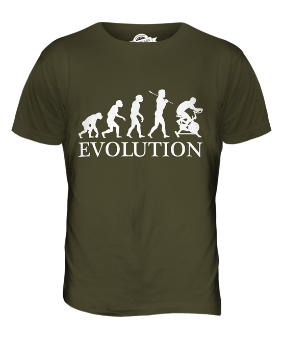 FAHRRADERGOMETER HEIMTRAINER EVOLUTION DES MENSCHEN HERREN T-SHIRT TEE SHIRT - Bild 15 von 21