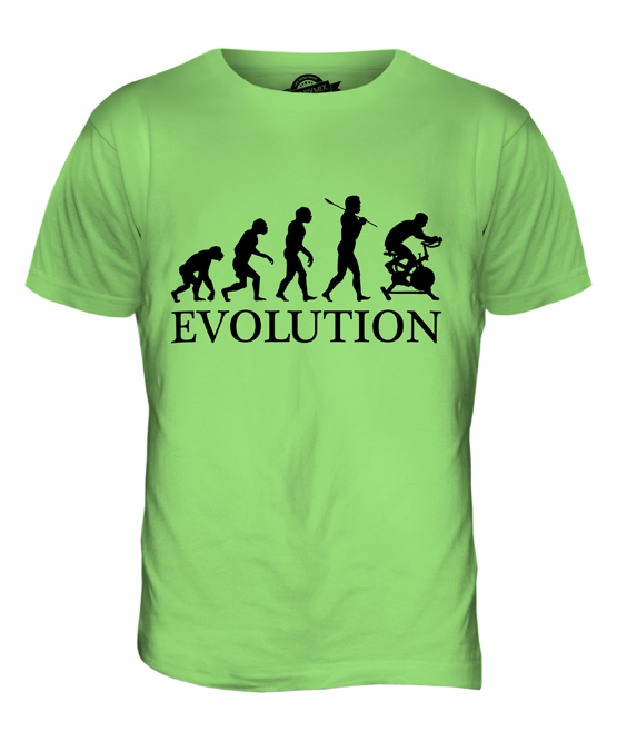 FAHRRADERGOMETER HEIMTRAINER EVOLUTION DES MENSCHEN HERREN T-SHIRT TEE SHIRT - Bild 12 von 21