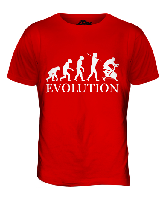 FAHRRADERGOMETER HEIMTRAINER EVOLUTION DES MENSCHEN HERREN T-SHIRT TEE SHIRT - Bild 7 von 21