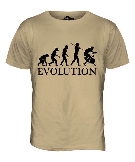 FAHRRADERGOMETER HEIMTRAINER EVOLUTION DES MENSCHEN HERREN T-SHIRT TEE SHIRT - Bild 16 von 21