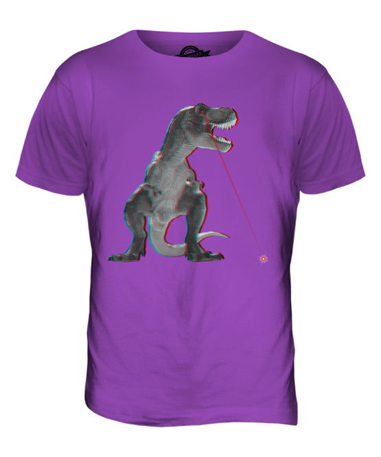 T-REX LASER 3D MENS T-SHIRT TEE TOP GIFT DINOSAUR SCIENCE FICTION