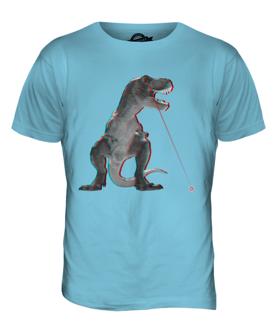 T-REX LASER 3D MENS T-SHIRT TEE TOP GIFT DINOSAUR SCIENCE FICTION