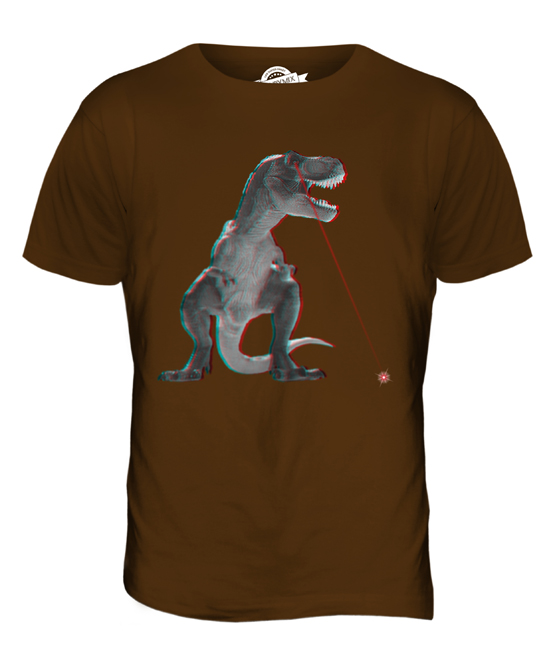 T-REX LASER 3D MENS T-SHIRT TEE TOP GIFT DINOSAUR SCIENCE FICTION