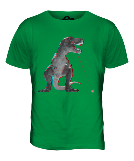 T-REX LASER 3D MENS T-SHIRT TEE TOP GIFT DINOSAUR SCIENCE FICTION