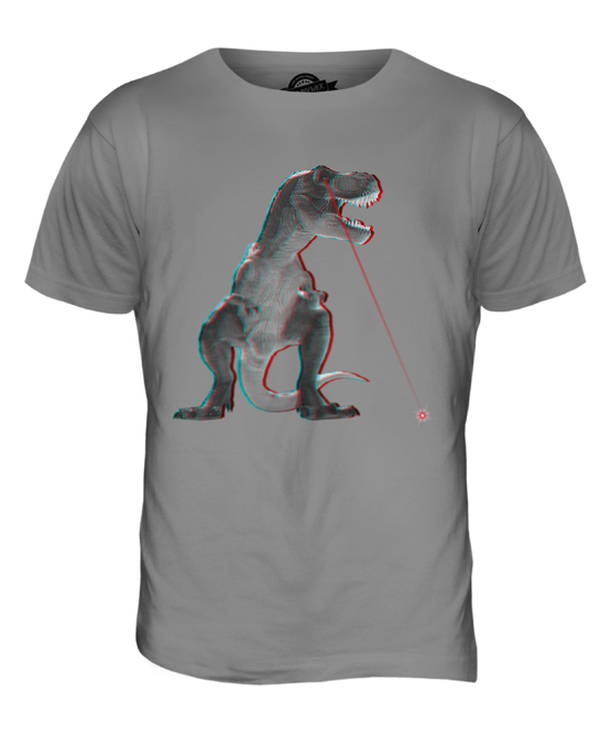 T-REX LASER 3D MENS T-SHIRT TEE TOP GIFT DINOSAUR SCIENCE FICTION