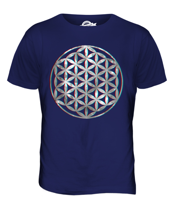 FLOWER OF LIFE 3D MENS T-SHIRT TEE TOP GIFT SYMBOL PAGAN