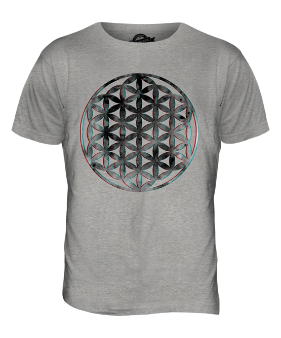 FLOWER OF LIFE 3D MENS T-SHIRT TEE TOP GIFT SYMBOL PAGAN