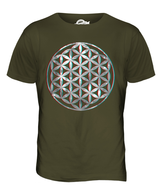 FLOWER OF LIFE 3D MENS T-SHIRT TEE TOP GIFT SYMBOL PAGAN