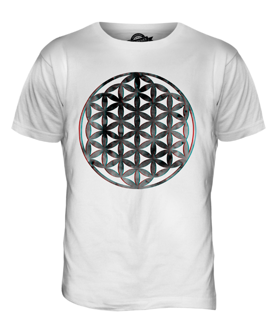 FLOWER OF LIFE 3D MENS T-SHIRT TEE TOP GIFT SYMBOL PAGAN