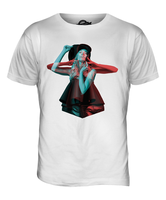 FASHION MODEL STEREOSCOPIC MENS T-SHIRT TEE TOP GIFT 3D ILLUSION