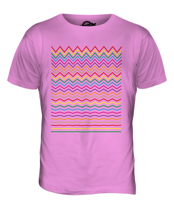 STRAIGHT TO ZIG ZAG MENS TSHIRT TEE TOP GIFT PATTERN COLOURFUL eBay