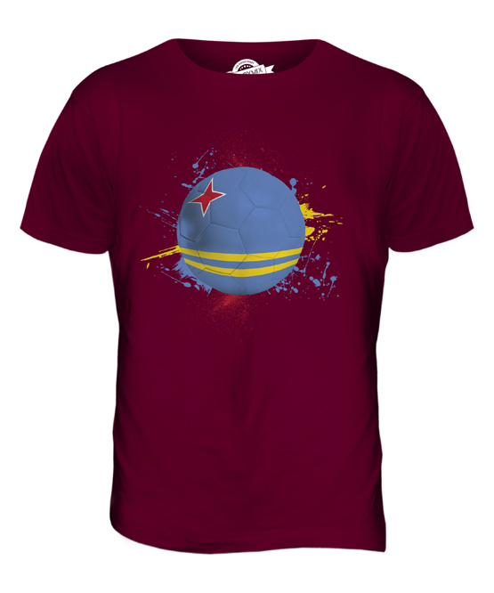 ARUBA FOOTBALL MENS T-SHIRT TEE TOP GIFT WORLD CUP SPORT - Picture 6 of 21