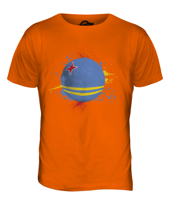 ARUBA FOOTBALL MENS T-SHIRT TEE TOP GIFT WORLD CUP SPORT - Picture 8 of 21