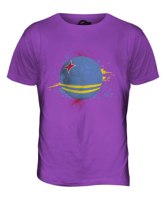 ARUBA FOOTBALL MENS T-SHIRT TEE TOP GIFT WORLD CUP SPORT - Picture 19 of 21