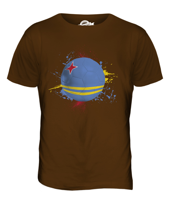 ARUBA FOOTBALL MENS T-SHIRT TEE TOP GIFT WORLD CUP SPORT - Picture 14 of 21