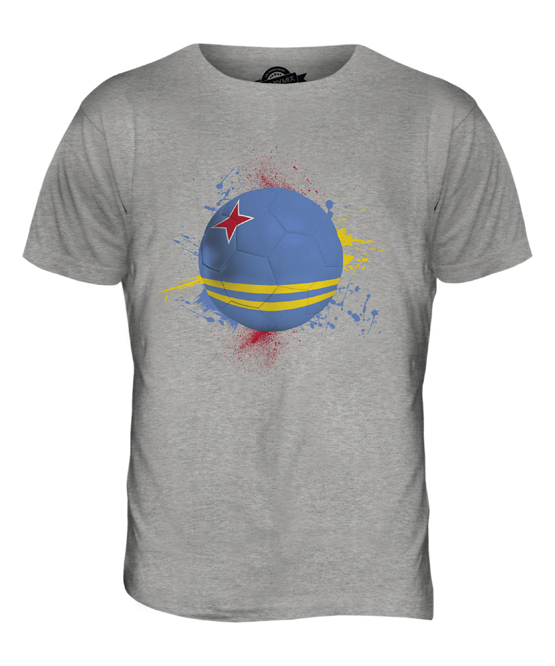 ARUBA FOOTBALL MENS T-SHIRT TEE TOP GIFT WORLD CUP SPORT - Picture 4 of 21