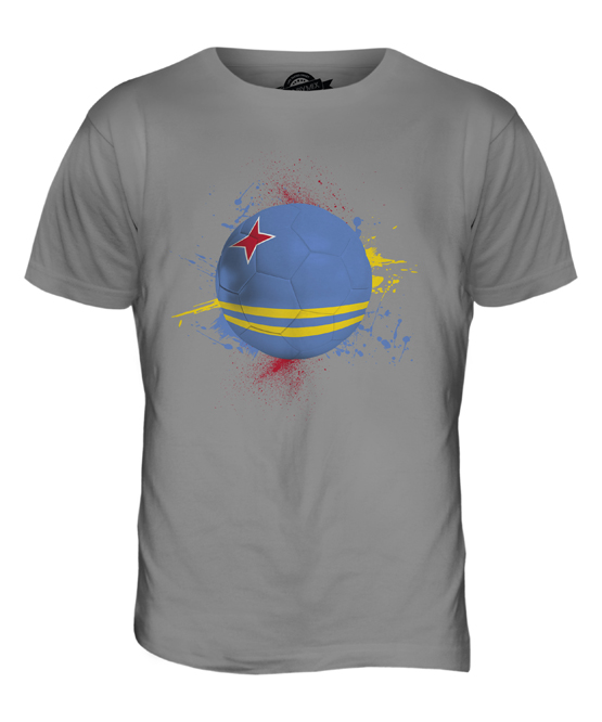 ARUBA FOOTBALL MENS T-SHIRT TEE TOP GIFT WORLD CUP SPORT - Picture 21 of 21