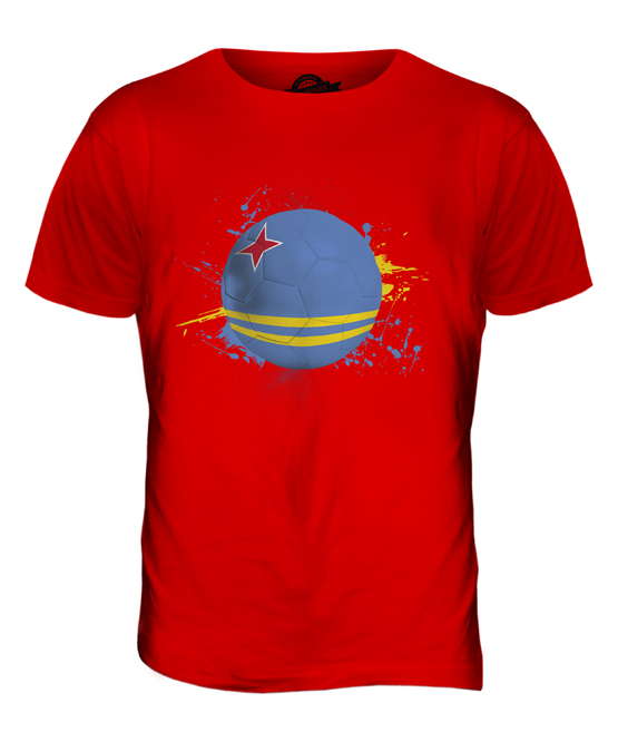 ARUBA FOOTBALL MENS T-SHIRT TEE TOP GIFT WORLD CUP SPORT - Picture 7 of 21
