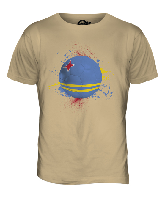 ARUBA FOOTBALL MENS T-SHIRT TEE TOP GIFT WORLD CUP SPORT - Picture 16 of 21