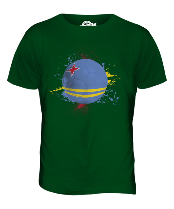 ARUBA FOOTBALL MENS T-SHIRT TEE TOP GIFT WORLD CUP SPORT - Picture 13 of 21
