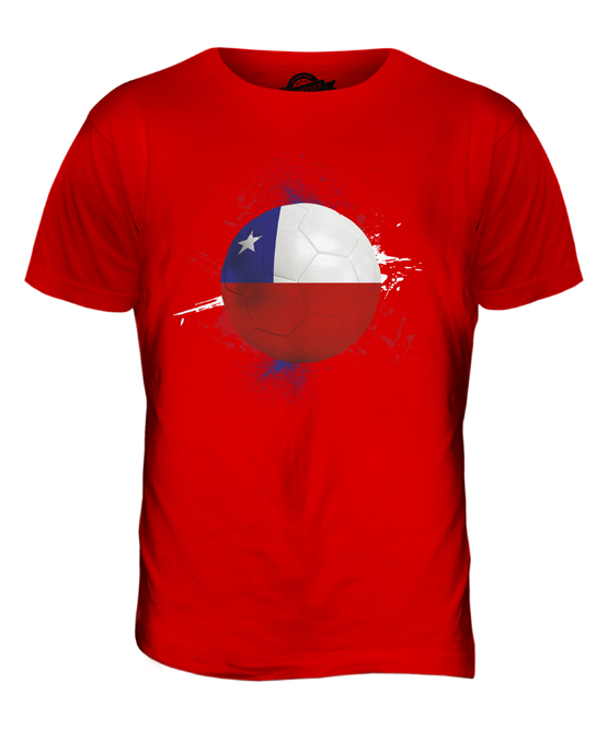 Chile Fan T-Shirt Fußball Retro Shirt Trikot Rot Unisex S M L XL XXL XXXL 