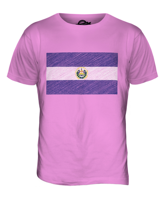 EL SALVADOR SCRIBBLE FLAG MENS T-SHIRT TEE TOP GIFT SALVADORAN FOOTBALL - Picture 20 of 21