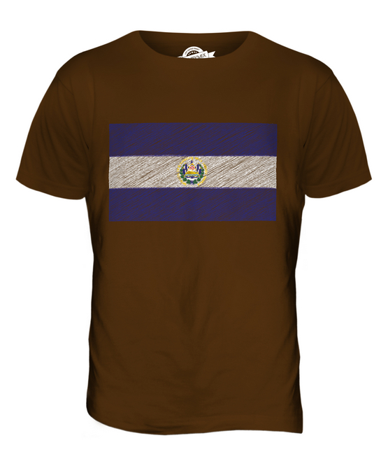 EL SALVADOR SCRIBBLE FLAG MENS T-SHIRT TEE TOP GIFT SALVADORAN FOOTBALL - Picture 14 of 21