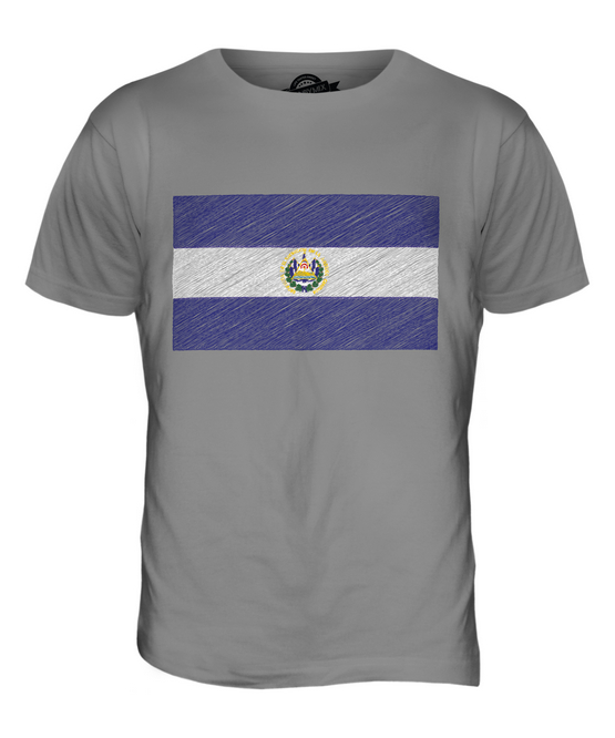 EL SALVADOR SCRIBBLE FLAG MENS T-SHIRT TEE TOP GIFT SALVADORAN FOOTBALL - Picture 21 of 21