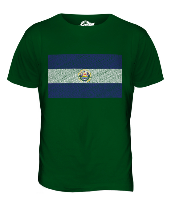 EL SALVADOR SCRIBBLE FLAG MENS T-SHIRT TEE TOP GIFT SALVADORAN FOOTBALL - Picture 13 of 21