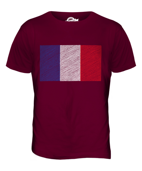FRANCE SCRIBBLE FLAG MENS T-SHIRT TEE TOP GIFT FRENCH FOOTBALL | eBay