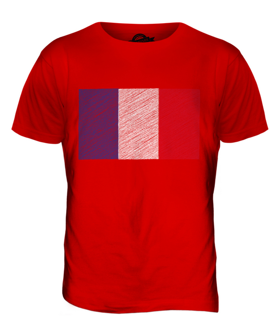 FRANCE SCRIBBLE FLAG MENS T-SHIRT TEE TOP GIFT FRENCH FOOTBALL | eBay