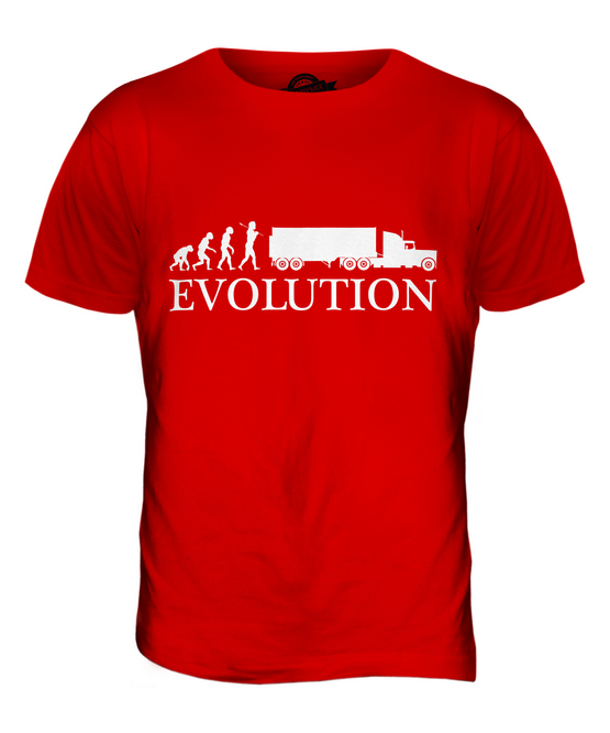 CAMION EVOLUTION OF MAN MENS T SHIRT TEE TOP GIFT TRUCK LORRY