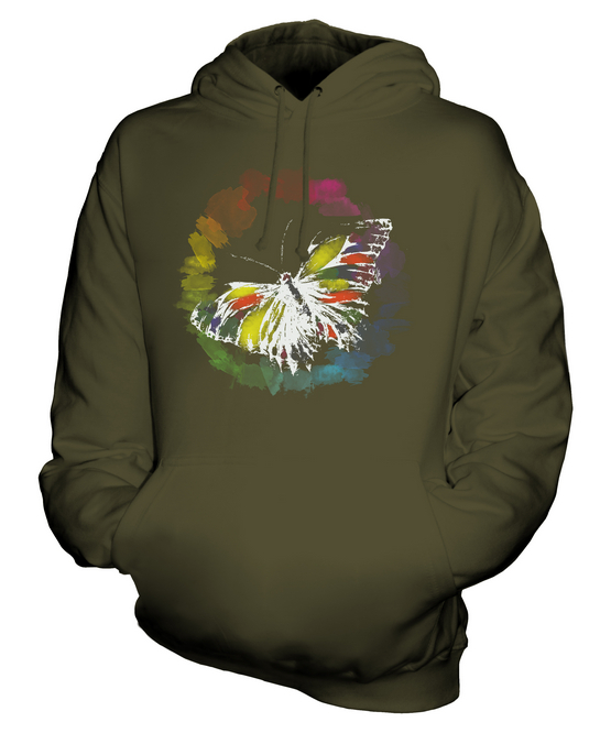 SUDADERA CON CAPUCHA CON CAPUCHA DE MODA ESTAMPADA DE MODA MARIPOSA BONITA HERMOSA FEMENINA - Imagen 12 de 16
