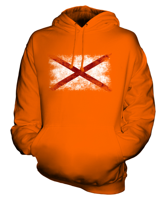 ALABAMA STATE DISTRESSED FLAGGE UNISEX HOODIE TOP ALABAMIAN ALABAMAN GESCHENK - Bild 8 von 16