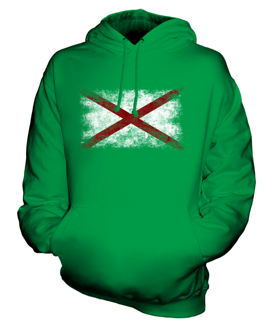 ALABAMA STATE DISTRESSED FLAGGE UNISEX HOODIE TOP ALABAMIAN ALABAMAN GESCHENK - Bild 10 von 16