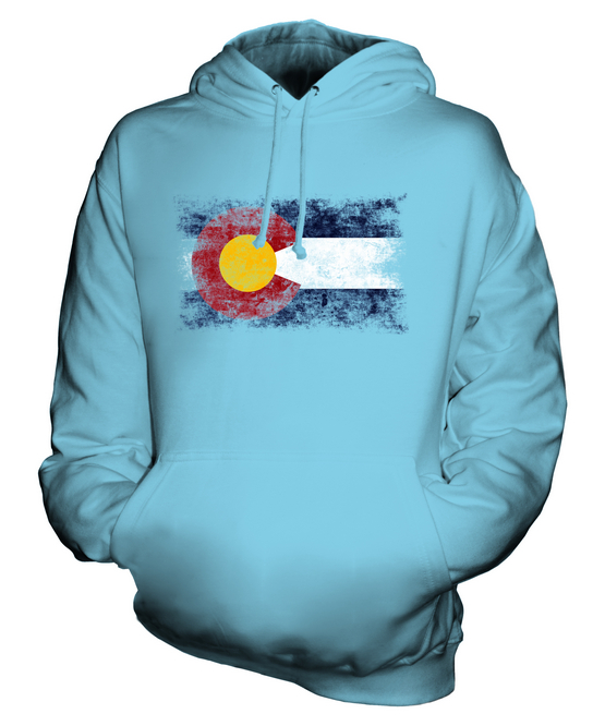 BUNDESSTAAT COLORADO WEINLESE FLAGGE UNISEX KAPUZENPULLOVER HOODIE HERREN DAMEN - 第 13/16 張圖片