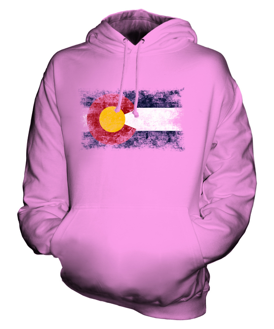 BUNDESSTAAT COLORADO WEINLESE FLAGGE UNISEX KAPUZENPULLOVER HOODIE HERREN DAMEN - 第 16/16 張圖片