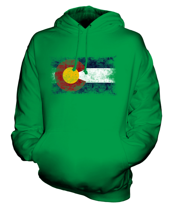 BUNDESSTAAT COLORADO WEINLESE FLAGGE UNISEX KAPUZENPULLOVER HOODIE HERREN DAMEN - 第 10/16 張圖片