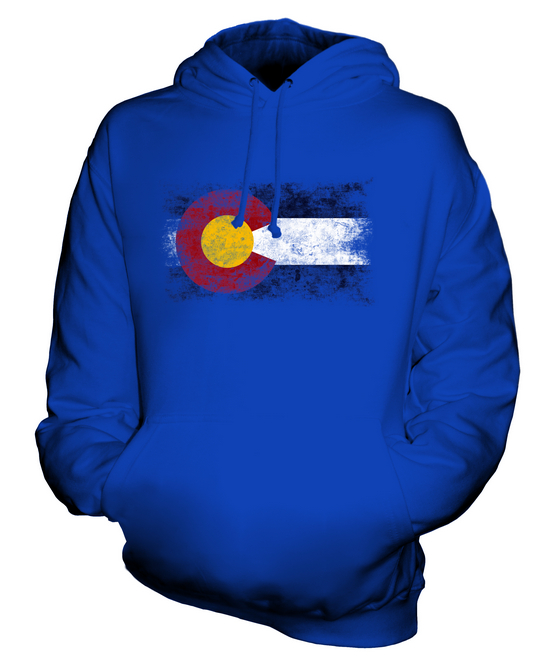BUNDESSTAAT COLORADO WEINLESE FLAGGE UNISEX KAPUZENPULLOVER HOODIE HERREN DAMEN - 第 14/16 張圖片